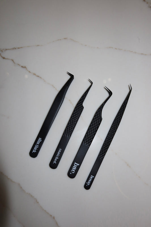 BLACK tweezer collection