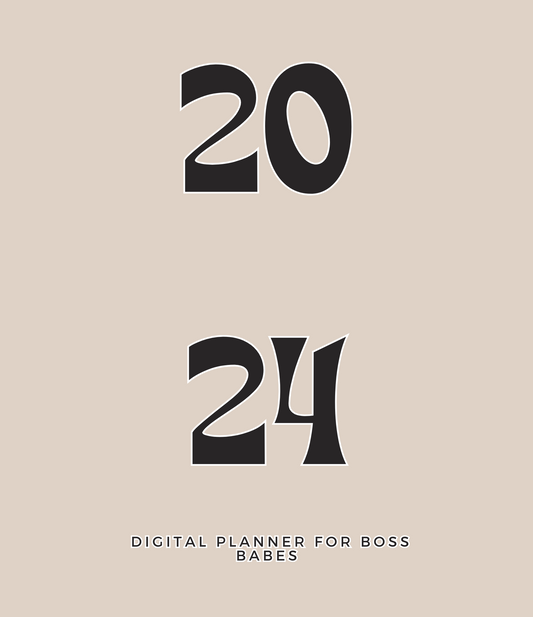 2024 Minimalist Planner